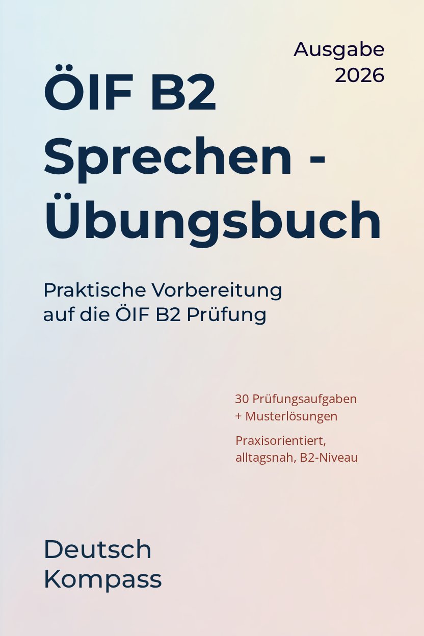 ÖIF B2 Speaking cover