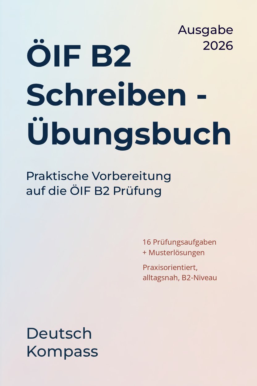 ÖIF B2 Writing cover