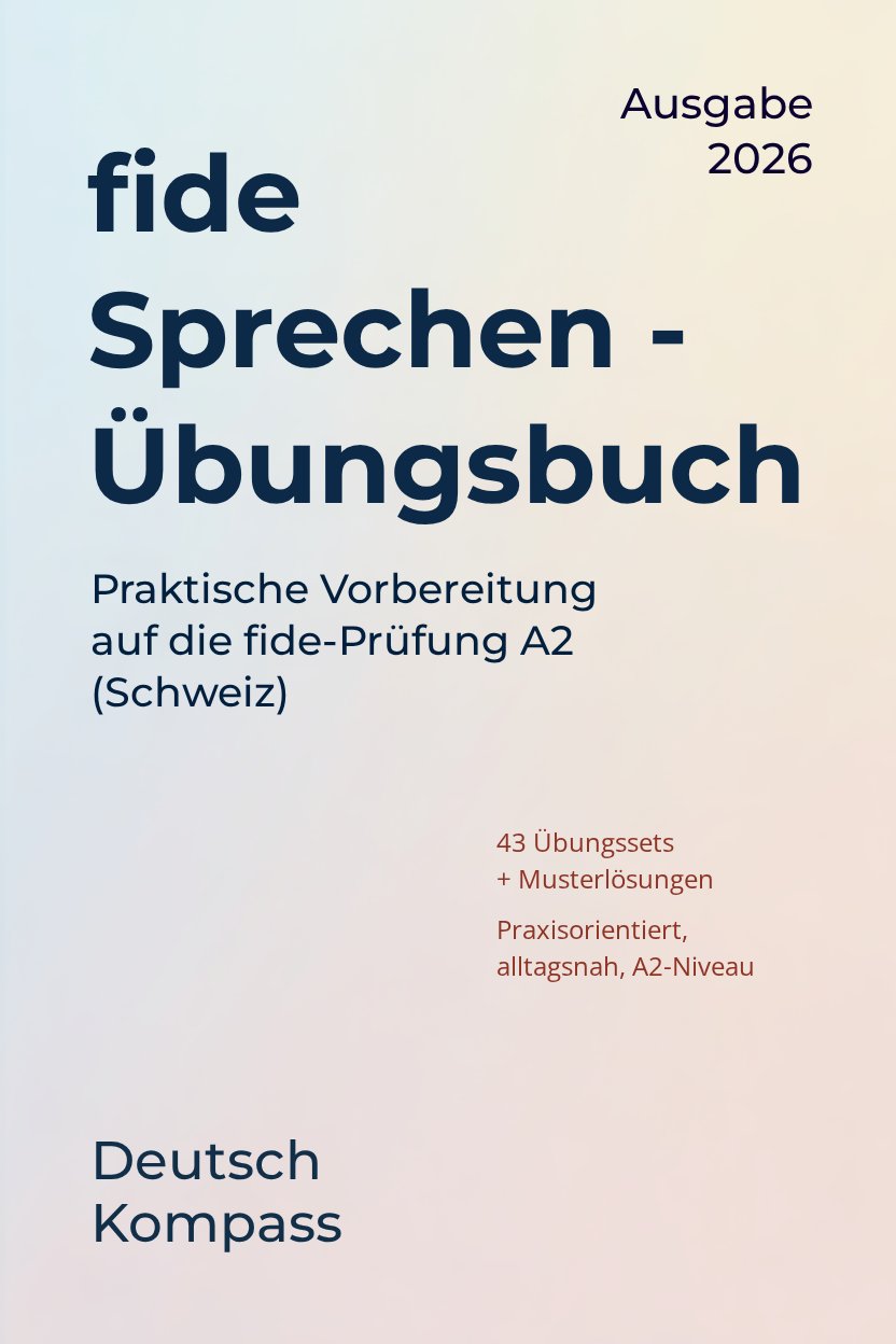 fide A2 Speaking cover