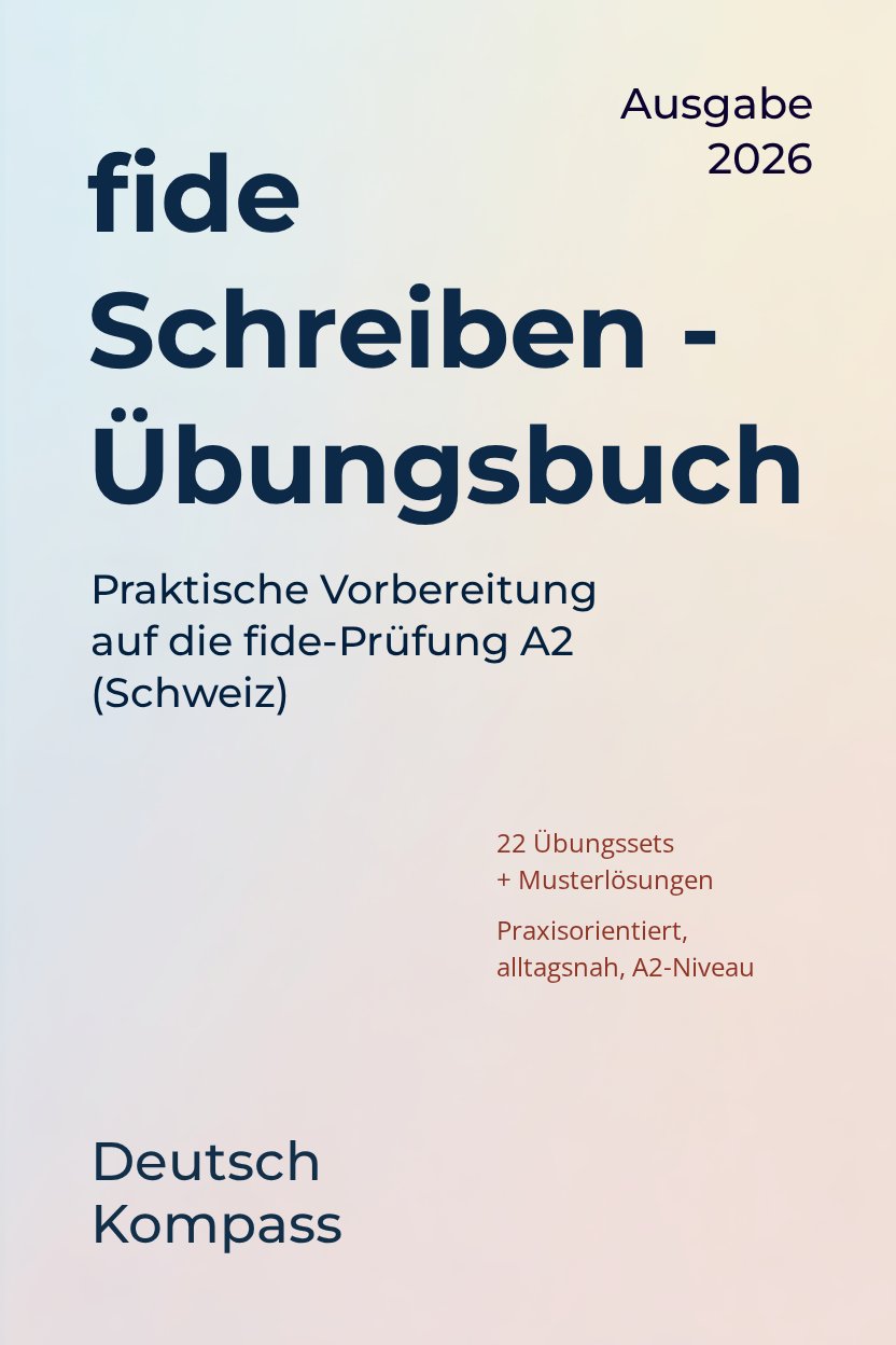 fide A2 Writing cover