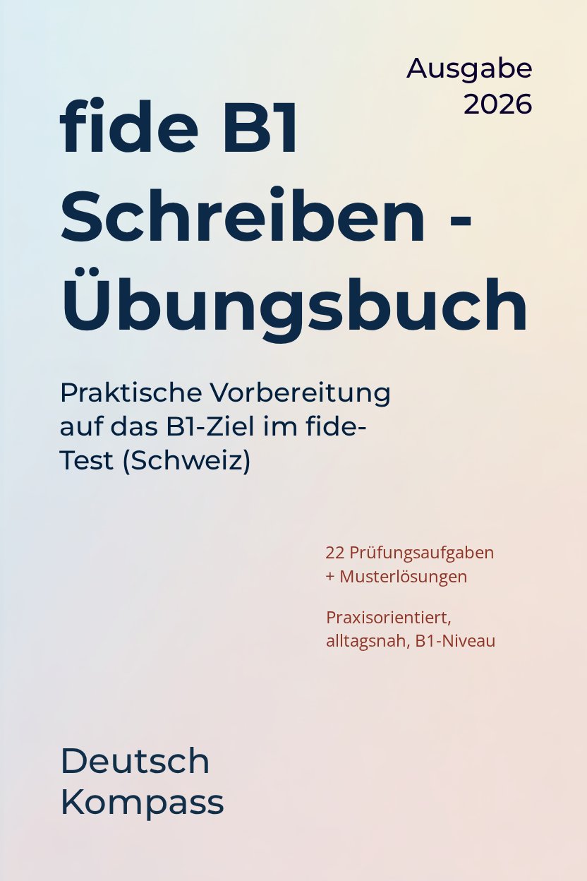 fide B1 Writing cover