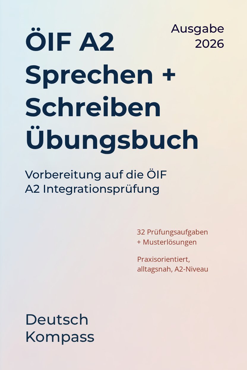 ÖIF A2 Speaking + Writing cover