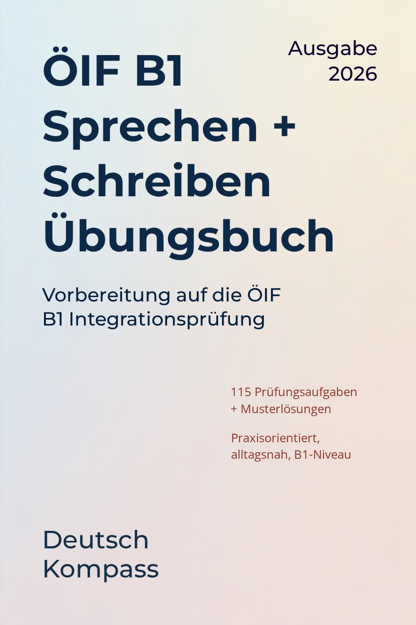 ÖIF B1 Speaking + Writing cover
