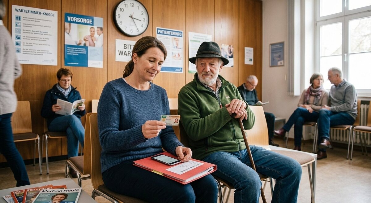 Bildimpuls: Beim Arzt im Wartezimmer
