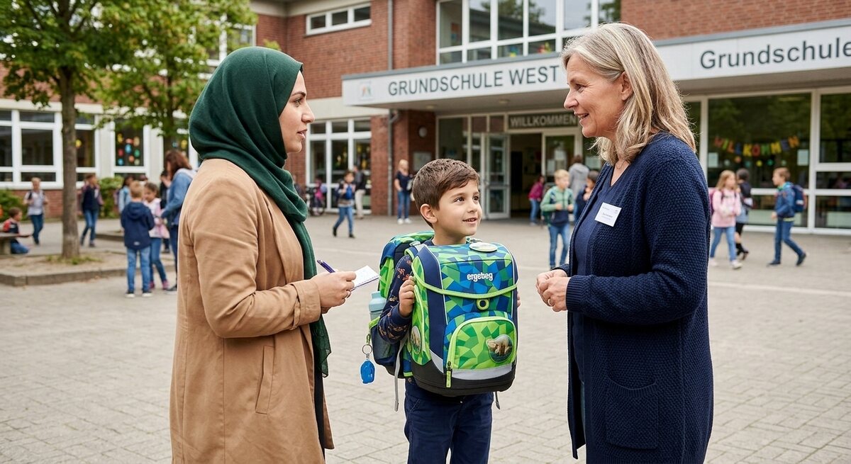 Bildimpuls: Eltern und Schule