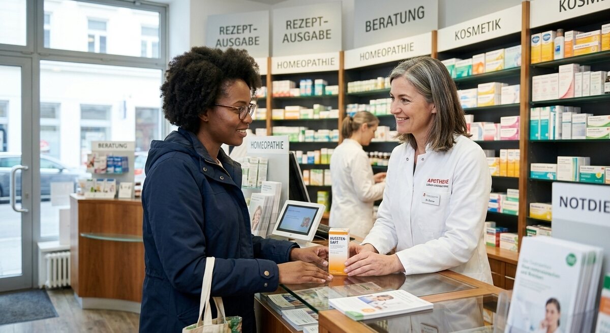 Bildimpuls: Beratung in der Apotheke