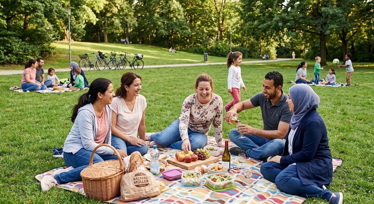 Bildimpuls: Ein Picknick im Park