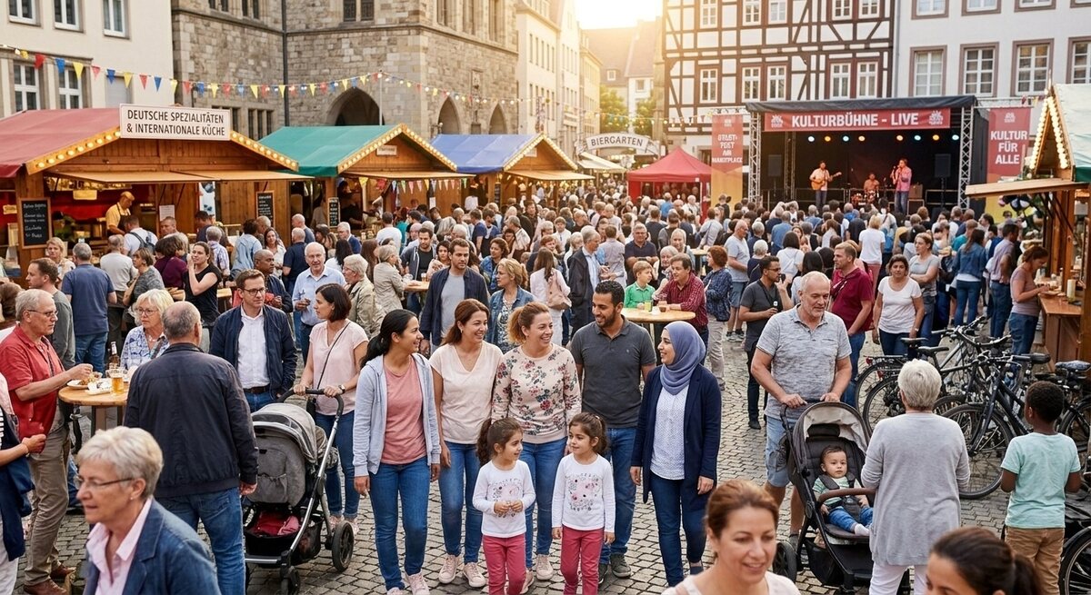 Bildimpuls: Auf dem Stadtfest