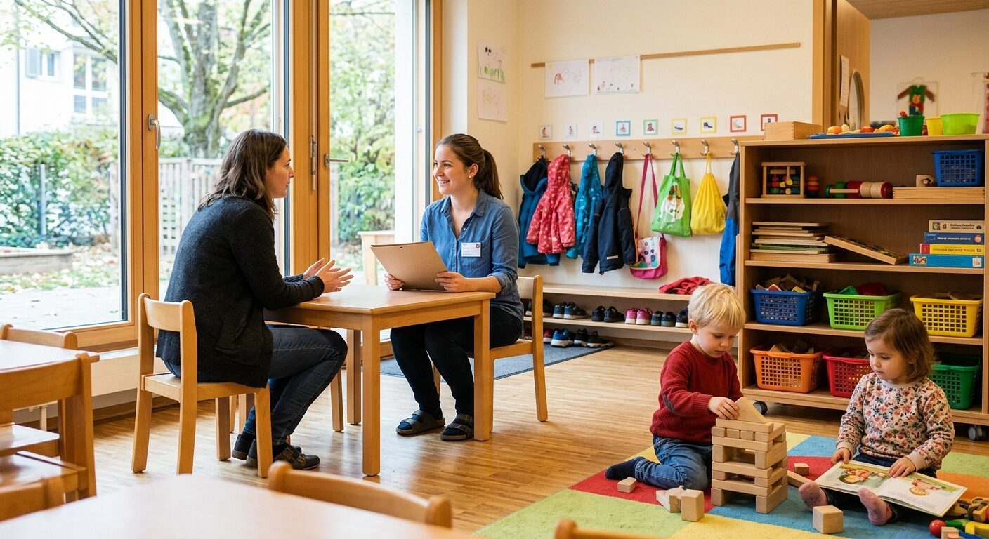 Bildimpuls zu Set 3: Hort oder Krippe organisieren · Bild