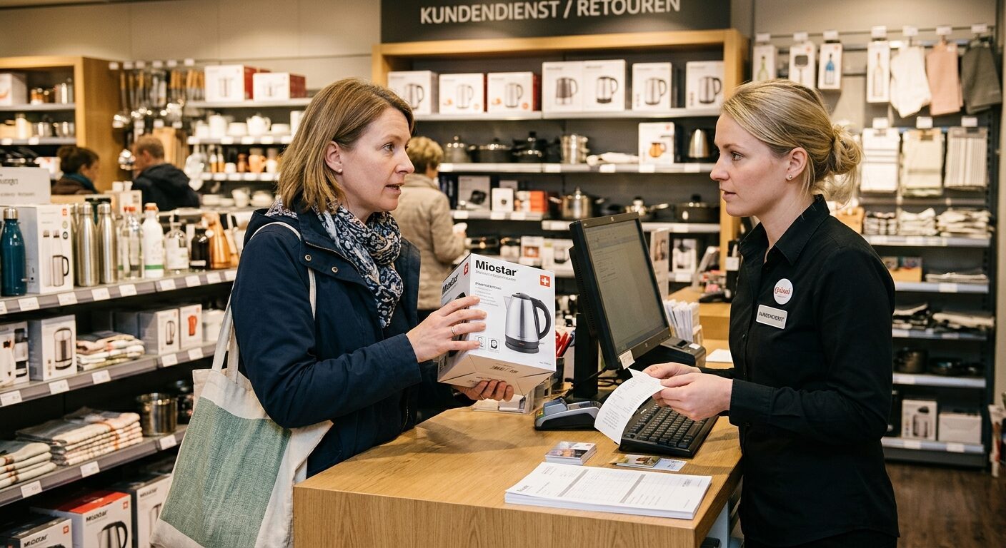 Bildimpuls zu Set 3: Rückgabe oder Umtausch · Bild