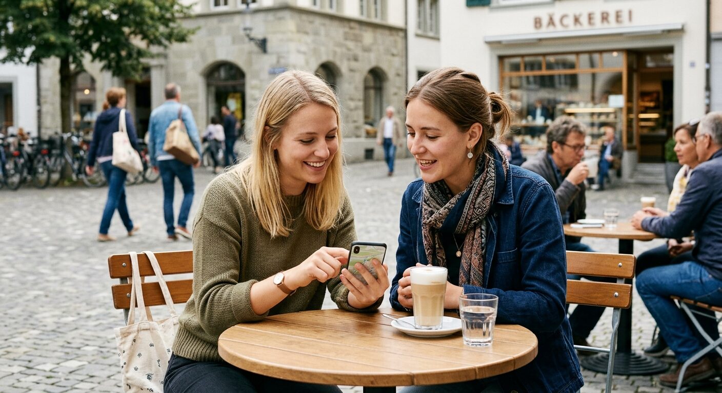 Bildimpuls zu Set 2: Mit Freunden etwas planen · Bild