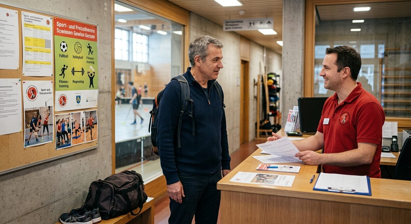 Bildimpuls zu Set 3: Im Verein anmelden · Bild