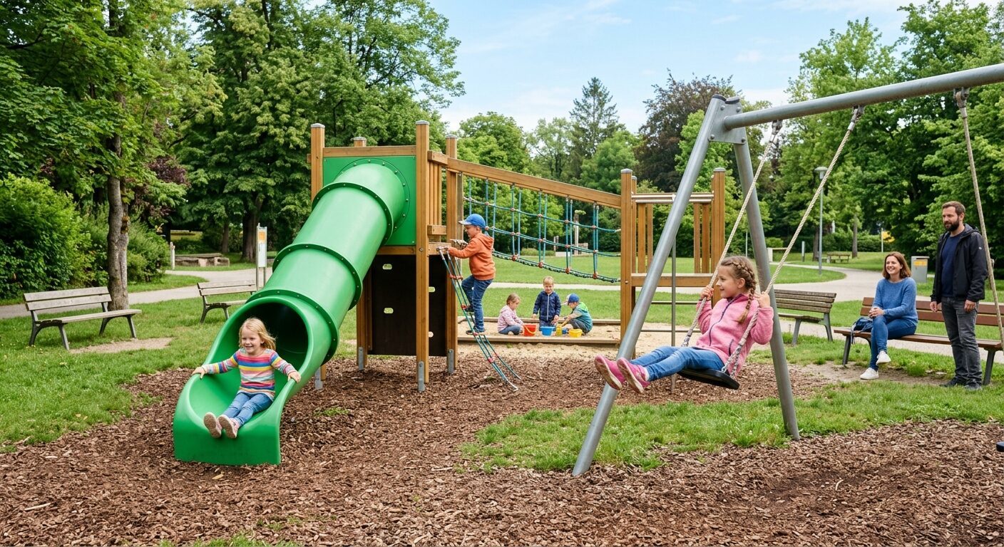 Bildimpuls zu Kinderspielplatz
