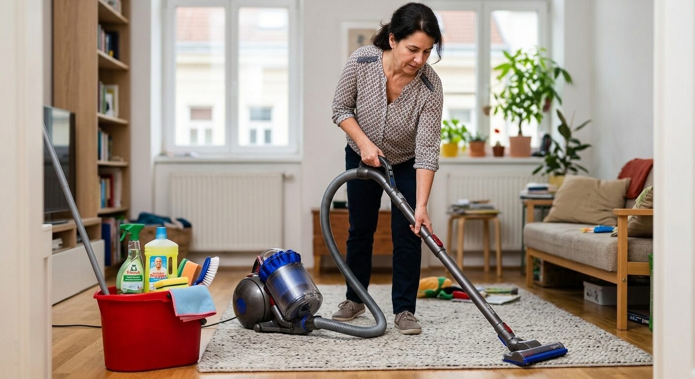 Bildimpuls zu Putzen / Hausarbeit