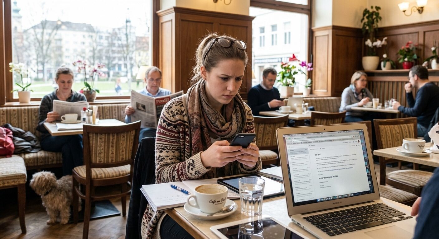 Bildimpuls zu Smartphone/Computer (Technik im Alltag)